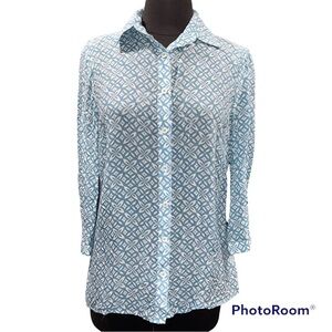 Brooks Brothers Semi Sheer Silk Blouse